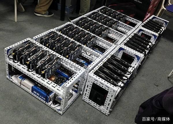 An overview of a mining rig setup in a hosted facility, illustrating the infrastructure behind profitable operations